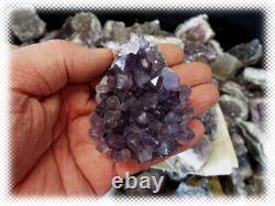 50 Pounds Mixed Grade Small Amethyst Geode Crystal Pieces