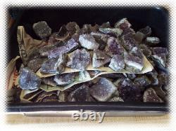 50 Pounds Mixed Grade Small Amethyst Geode Crystal Pieces