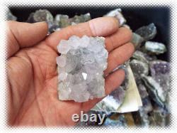 50 Pounds Mixed Grade Small Amethyst Geode Crystal Pieces