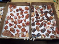 50 Vanadinite Specimen Pieces