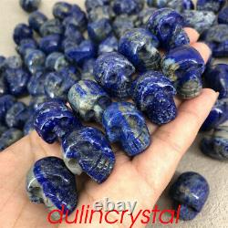 50pieces Wholesale Natural Lapis Lazuli Jasper Skull 1 Quartz Crystal Skull