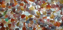 52231 1.25 Kg Australian Agate SLAB SLICE SAW Small Pieces Polished FLAT Sides