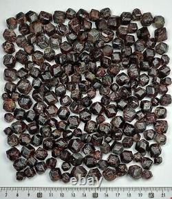 530g Spessartine Garnet Nicely Terminated Crystals, 200 pieces lot- Pakistan