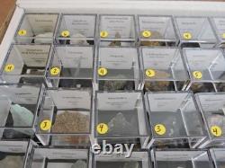 54 piece Thumbnail Mineral Specimen Bulk Wholesale Flat