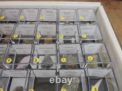 54 piece Thumbnail Mineral Specimen Bulk Wholesale Flat
