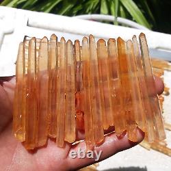 553g104 pieces of Congo Red Skin Crystal Quartz Dots with Crispy Sound D141