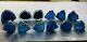 57.90 Ct Well Polished Blue Color Slices From Afghanistan (6 Pairs 12 Pieces)