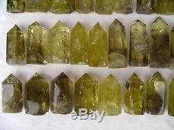 57 Pieces (17.9lb) NATURAL Citrine smokey quartz crystal Point Healing