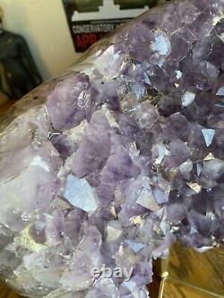 59lb amethyst! Custom Stand 21 Tall Over 14 Wide! Amazing Collectors Piece
