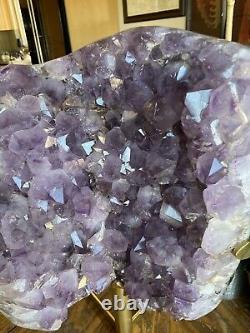 59lb amethyst! Custom Stand 21 Tall Over 14 Wide! Amazing Collectors Piece