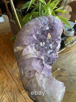 59lb amethyst! Custom Stand 21 Tall Over 14 Wide! Amazing Collectors Piece