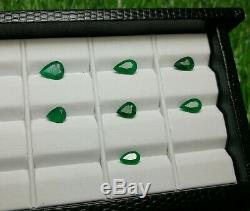 5.10 carat 7 Pieces Top Quality Emerald cut Lot From Swat@Pakistan