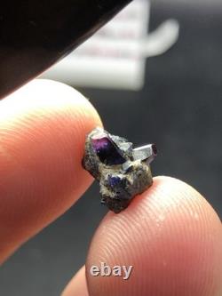 5.16 Crt / Natural Winza Sapphire Crystals On Matrix. Collection Specimen Piece