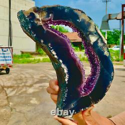 5.21LB Treatment of natural Amethyst crystal pieces and crystal specimens