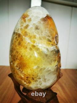 5.84 LB Natural Agate Geode Crystal Quartz Sphere Egg Ball Rare Piece