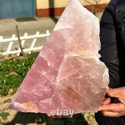 5.91LB Natural crystal polished rose powder polished crystal piece
