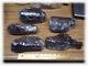 5 Large 17lbs Black Tourmaline Rough Crystal Pieces With Lots Of Mica