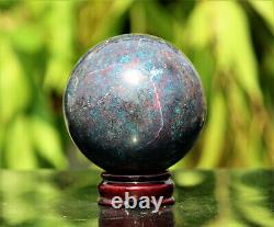 5 Pieces Spheres Large 4 Blue Ruby Kyanite Crystal Quartz Chakra Healing Stone