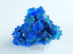 5 X WHOLESALE BOX CHALCANTHITE 240 PIECES ELECTRIC BLUE alunite, alum flat