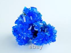 5 X WHOLESALE BOX CHALCANTHITE 240 PIECES ELECTRIC BLUE alunite, alum flat