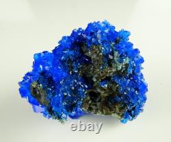 5 X WHOLESALE BOX CHALCANTHITE 240 PIECES ELECTRIC BLUE alunite, alum flat