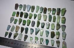 61 Pieces Beautiful Fluorite Pendant Lot From Balochistan Pakistan