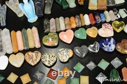 6300 Ct Natural Crystal Healing Mineral Real Gemstones Specimen Gift Box92 Pcs