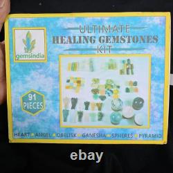 6300 Ct Natural Crystal Healing Mineral Real Gemstones Specimen Gift Box92 Pcs 6300 Ct Natural Crystal Healing Mineral Real Gemstones Specimen Gift Box92 Pcs