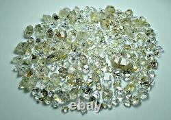 656 CT Rare 270Pieces Florescent inside PETROLEUM Diamond Quartz Crystals Lot@PK