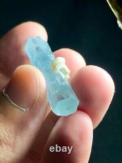 65Carat Mindblowing Rough Aquamarine Crystal 2pieces From Skrdou Pakistan