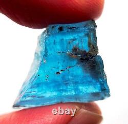 66 carat Aquamarine crystal in two pieces Okene, Nigeria beryl great color