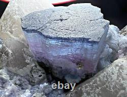 6.6 KG Spectacular Piece! Tourmaline Crystal with Quartz / Lepidolite Specimen @AF
