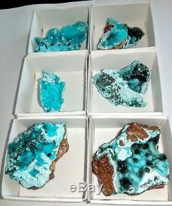 6pieces lot of chrysocolla silica