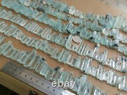 700 Grams Top Aquamarine Terminated Crystal lot 230 Pieces From Shagir, Pakistan