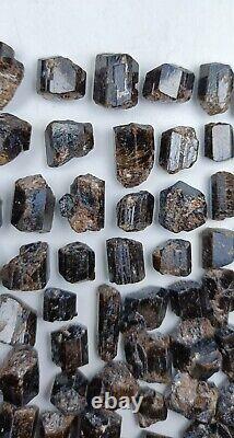 75 pieces Beautiful Dravite tourmaline crystals from Afghanistan
