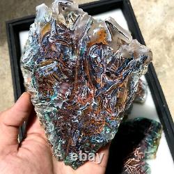 794 gr Rare Chrysocolla copper in chalcedony Polished Collector pieces Parcel 01