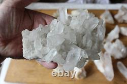 7LB 26 Pieces Natural Clear Quartz Crystal Cluster Points Whalesales Price