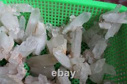 7LB 26 Pieces Natural Clear Quartz Crystal Cluster Points Whalesales Price