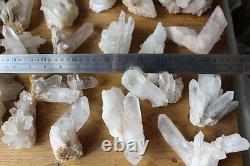 7LB 26 Pieces Natural Clear Quartz Crystal Cluster Points Whalesales Price