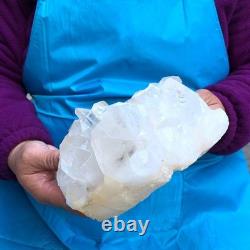7.14LB 2pieces Clear Crystal ThreeRhombic crystalFamily Natural Crystal Family