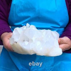 7.14LB 2pieces Clear Crystal ThreeRhombic crystalFamily Natural Crystal Family
