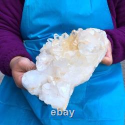 7.14LB 2pieces Clear Crystal ThreeRhombic crystalFamily Natural Crystal Family