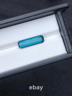 7.15 carats beautiful indicolite colour tourmaline piece from Afghanistan