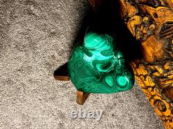 7.54LB TOP large statement piece of natural glossyMalachite
