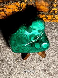 7.54LB TOP large statement piece of natural glossyMalachite