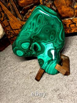 7.54LB TOP large statement piece of natural glossyMalachite