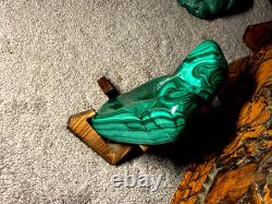 7.54LB TOP large statement piece of natural glossyMalachite