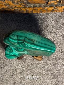 7.54LB TOP large statement piece of natural glossyMalachite
