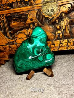 7.54LB TOP large statement piece of natural glossyMalachite