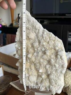 7.65 Lb Natural white Quartz Crystal Cluster! Beautiful Display Piece